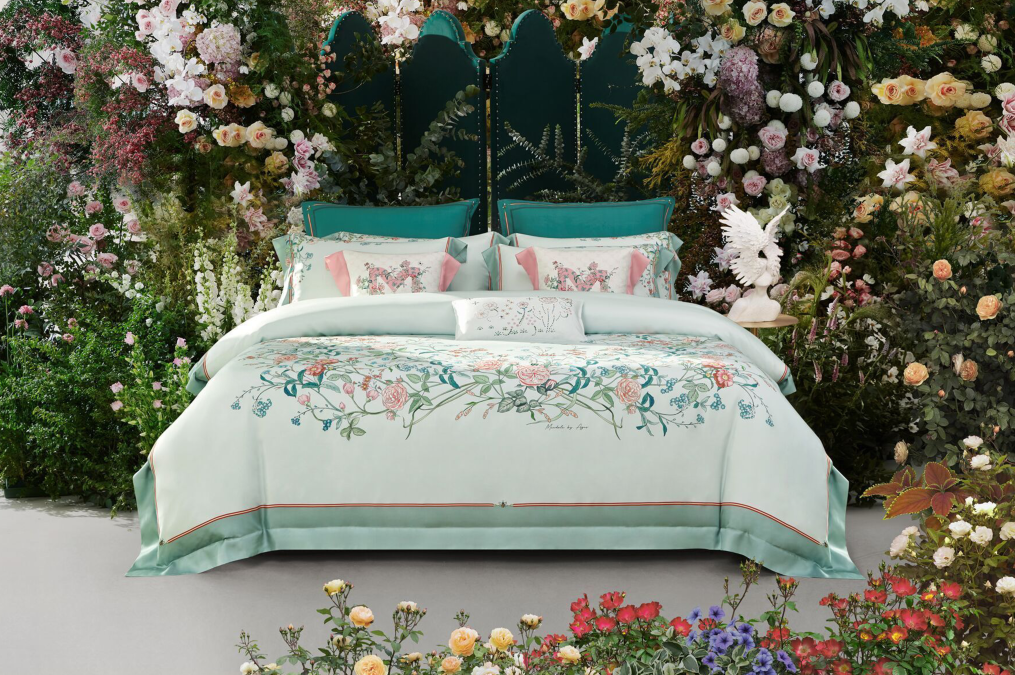 再度联手奢品设计师，梦洁携春夏印花系列点亮“卧室花园”